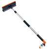 Fensterwischer 10" Teleskop 75-120cm mit Schwamm Abziehlippe BRADAS ES2111