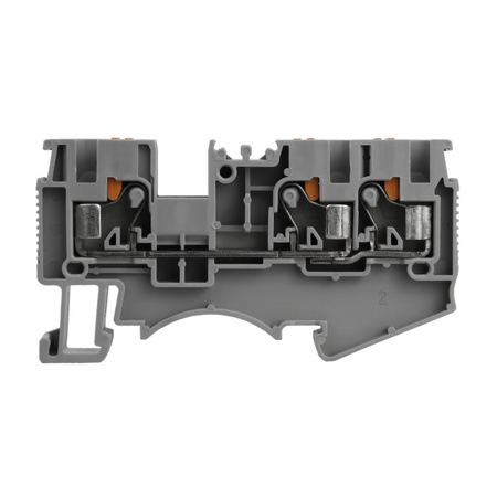 Reihenklemme 4mm2 3 Leiter Durchgangsklemme 1P Grau DS4-TW-01P-11-00AH