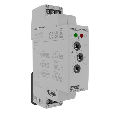 Zeitrelais Multifunktionsrelais 12-240V AC DC ELKO CRM-161