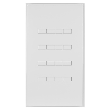 Doktorvolt Verteilerkasten Unterputz Sicherungskasten aus Metall 120 Module 5-reihig IP30 MP120/5/24