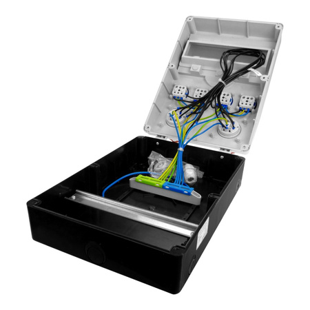 Stromverteiler TD 2x16A 4x230V franz/belg System Doktorvolt DV-6879-F