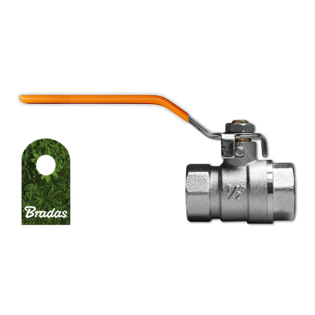 Messing Kugelhahn mit Hebelgriff 3/4" Innengewinde Wasserhahn Absperrhahn Auslaufhahn BRADAS GKZ013434