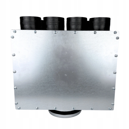 Lüftungsverteiler Verteilerkasten 8x75 Ø160 Wohnraumlüftung Luftverteiler E-KRT-8x75/160-OC