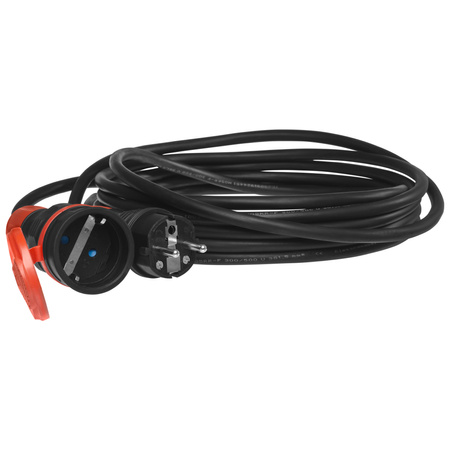 Verlängerungskabel PS-X1/44S 10m 250V 16A 2P+Z H05RR-F 3×2,5 mm² IP44 W-99167