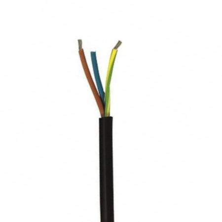 Kabel 3x1,5 mm² H07RN-F Gummikabel 450/750V schwarz Preis/1m 010000173