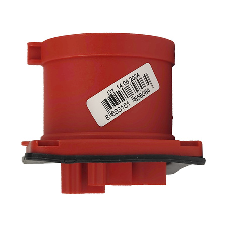 CEE Einbaustecker gerade 5P 32A 400V IP44 75x75 3107-320-1675