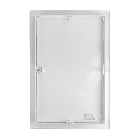 Sicherungskasten Unterputz Verteilerkasten 2-reihig 24 Module 8xMCB 1xRCCB VDE Unterverteilung verdrahtet Verteilerschrank mit Sicherungen 505,50x348x98mm Hager Hohlwand Verteiler Abzweigklemmen L1, L2, L3, N, PE Doktorvolt  DV-6210-PT