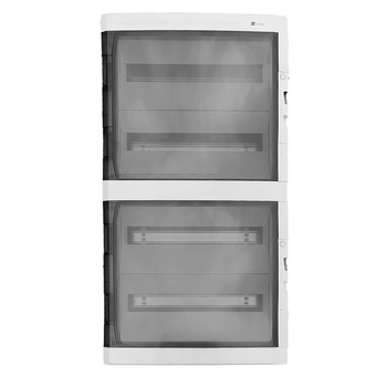 Aufputz Verteilerkasten HIGHT IP65 72 Module transparente Tür Marlanvil 4x18 940.72