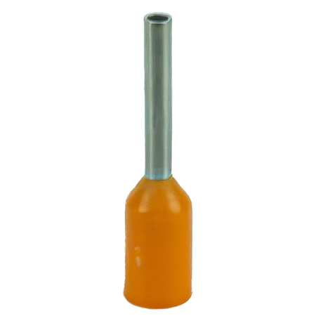 Isolierte Aderendhülsen 0,5mm² Orange 100 Stück für sichere Kabelverbindungen und einfache Montage E0508