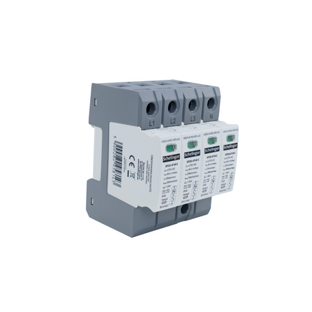 Überspannungsschutz 4P 8kA (10/350) Klasse T1 T2 (B C) Schelinger A51-SPD02-4P-B+C