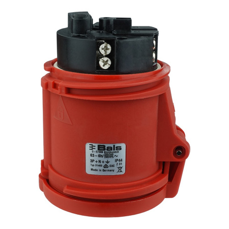 CEE Steckdose Kupplung MULTI-GRIP ECR 3P+N+PE 63A 400V IP44 BALS BL 31463