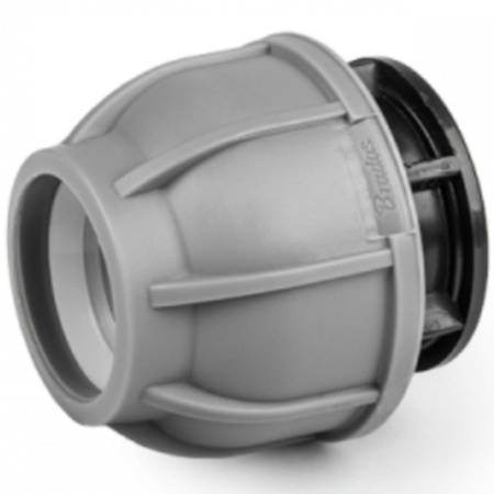 Endkappe für PE Rohre Verschraubung 25mm PN10 BRADAS DSRA10Z25
