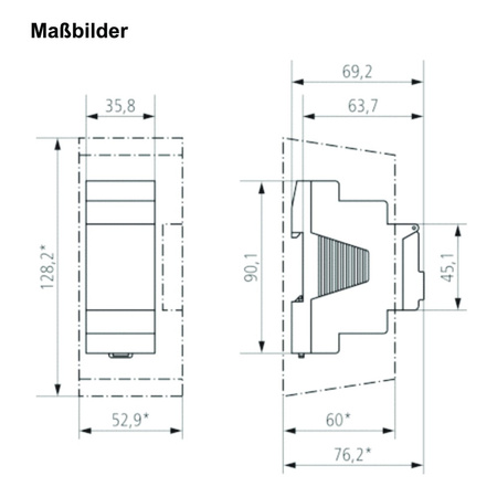 Theben SELEKTA 170 top3 1-Kanal Astro-Zeitschaltuhr mit App-Programmierung TH-1720130