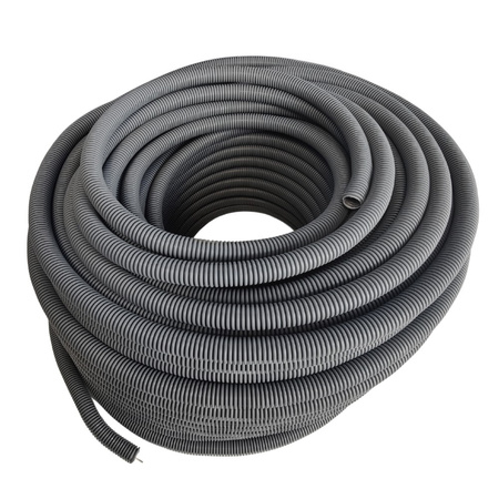 EM GROUP Wellrohr mit Zugdraht halogenfrei ungeschlitzt 750N Ø20mm 100m FEPCTAF25100