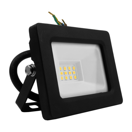 LED Außenstrahler 10W GTV Flutlicht schwarz IP65 Außenwandstrahler 800lm GT-GCX10W-40