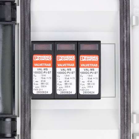 Solar Anschlusskasten PV DC 1000V 1x T2 Phoenix 1-String PG Doktorvolt DV-4357-FOT