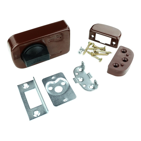 Kastenschloss Türzusatzschloss Zusatzschloss 50/60 Außenzylinder Drehknauf 6405 DV-6405-ZA-U