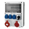 Baustromverteiler Komplett TD-S 32A Stromverteiler 16A 3x230V mit Nockenschalter 0-1 Doktorvolt DV-0281-D