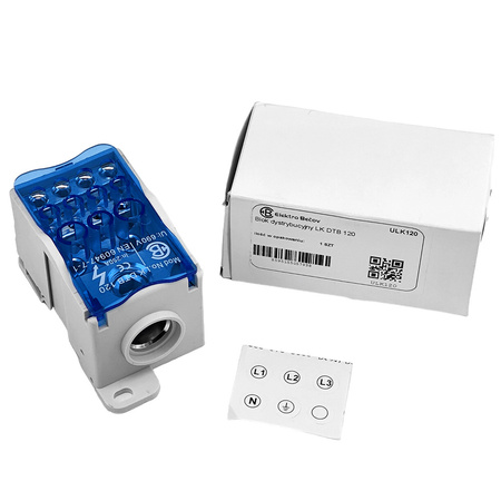Verteilerblock LK DTB 120 Klemmblöcke mit Schraubanschluss Verteilung Block Elektro Becov ULK120