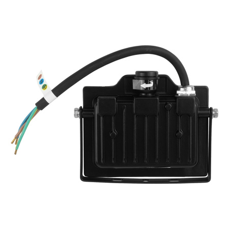 LED Außenstrahler mit Bewegungsmelder 20W GTV Flutlicht schwarz IP65 Außenwandstrahler 2000lm GT-GCR20W-64