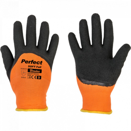 Gartenhandschuhe Schutzhandschuhe PERFECT SOFT FULL Arbeitshandschuhe Latex Größe 10 BRADAS RWPSF10