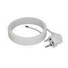 Anschlusskabel 5m mit Winkelstecker Uni-Schuko 250V 16A 3x0,75 mm² OMY PP-50 Weiß W-97161