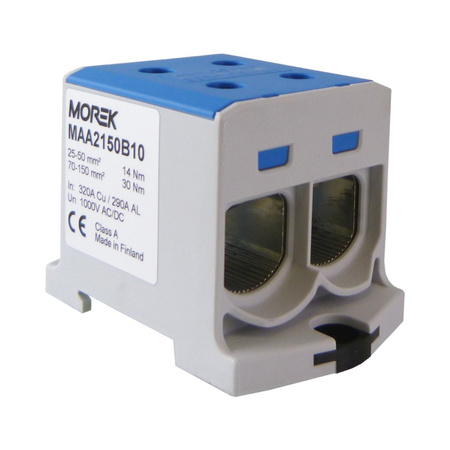Hauptleitungsklemme 4x25-150mm2 blau 1P OTL 150-2 Morek MAA2150B10