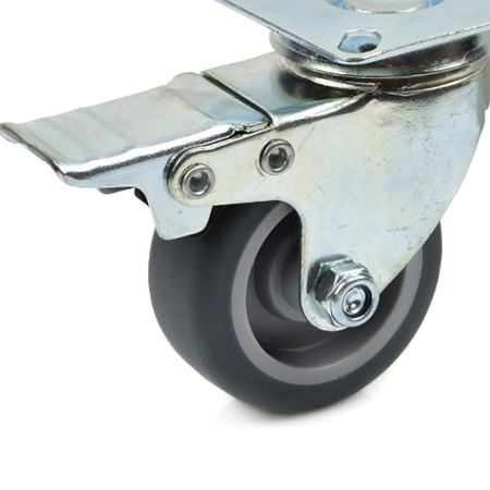 Lenkrolle PP TPR mit Feststeller Ø50mm Ø75 mm G71511