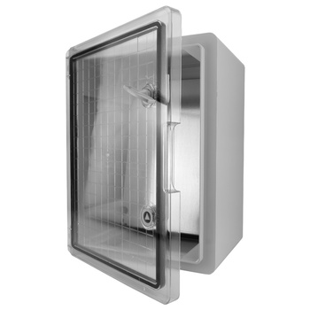 Leergehäuse mit transparenter Tür 300x400x220mm Schaltschrank Aufputz Verteilerschrank IP65 IK10 TP Electric 3310-525-0100