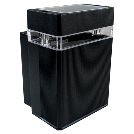 Fassadenleuchte GU10 IP54 schwarz Wandlampe Innen Außen Beleuchtung Nessa GTV LD-NESSAGU10J-20