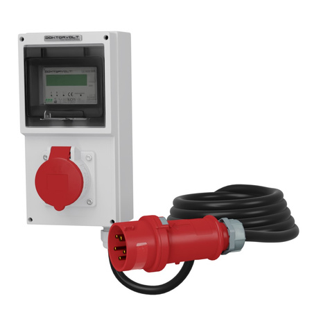 16A Mobiler Stromzähler MID 5x2.5mm2 Doktorvolt DV-4326-ML