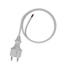 Anschlusskabel 4m IP44 mit geradem Stecker 250V 16A 3x1 mm² H05VV-F PP-40H Weiß W-98375