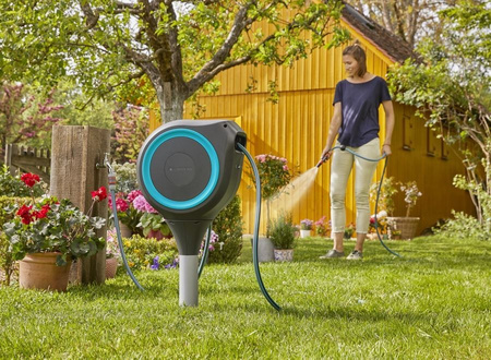 Garten-Schlauchbox 15m Schlauchaufroller Schlauchtrommel RollUp S Gardena 18604-20