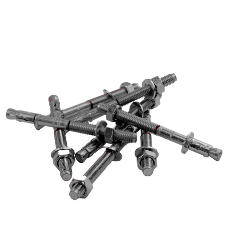 Bolzenanker 8x95mm Schwerlastanker mit Mutter und Unterlegscheibe Schwerlastdübel Stahlanker verzinkt 50 Stück Klimas LE-ZN-08095