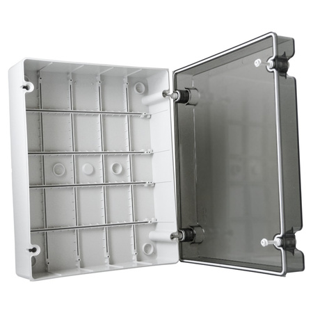 Abzweigkasten 380x300x120 IP66 Aufputz Abzweigdose Verbindungsdose hermetische Industriegehäuse 014.A.PK.VO M-L 014.A.PK.V0