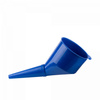 Trichter mit antistatischem Sieb abgewinkelter Einfülltrichter BLUE erleichtert das Einfüllen von Flüssigkeiten BRADAS ES10BL