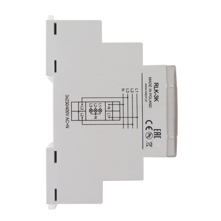 Leuchtmelder 3 Phasen Kontrollleuchte Phasenprüfer LED RLK-3K Relpol 863028
