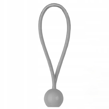 10 Stk. Spanngummi Set mit Kugel 10x20cm grau Bradas BCB-0520GY-B