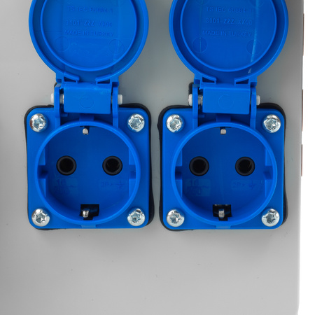 Baustromverteiler Stromverteiler Wandverteiler 1x16A 2x230V Siemens Schutz Komplett DV-5534-D