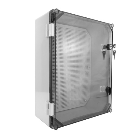 Schaltschrank mit Schloss UNI-1/T AP Verteilerschrank IP65 Industriegehäuse E-P 43.11