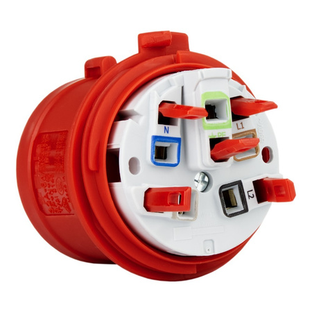 CEE Stecker 32A 5P 400V 6h IP44 QUICK-CONNECT Bals BL2148