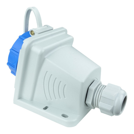 Steckdose Wandsteckdose Hermetisch 16A 2P+E 230V IP68 3101-385-0900