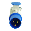 CEE Camping Adapter 16A auf 230V französisches System 3120-704-0900
