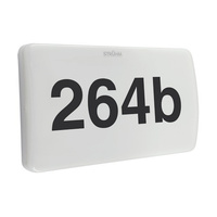 Hermetische LED-Lampe mit beleuchteter Hausnummer Dämmerungssensor 7W MORGAN LED 03921