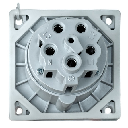 Einbausteckdose schräg 63A/5P 400V IP67 Steckdose IEGN 6353