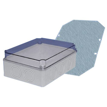 Industriegehäuse OH-3A.3 mit Montageplatte, Abzweigdose Gehäuse E-P 29.33