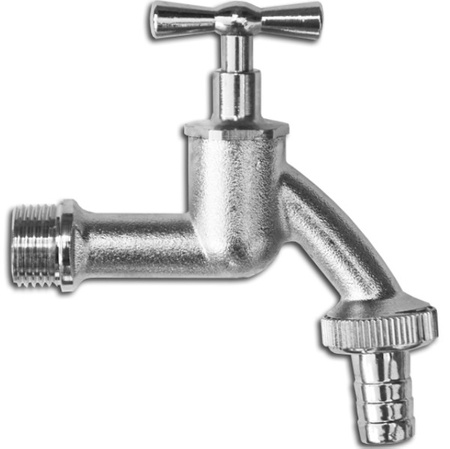 Wasserhahn Messing 3/4" AG Garten Keller Wasserauslauf Aussenarmatur Schlauchtülle 3/4" BRADAS GKK023419