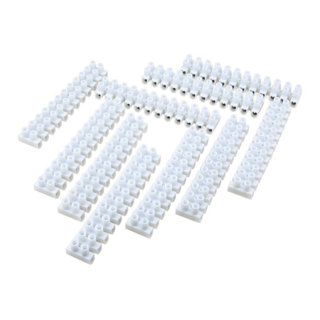 10x Lüsterklemme 10mm2 12P mit Kabelschutz VDE/UL DGN DG15HSWP-1.2-12P-10