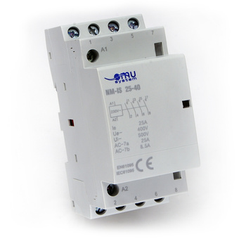 Modular Leistungsschütz Schütz 25A 230V AC 4NO 35mm DIN Montage XBS M-IS 25-40