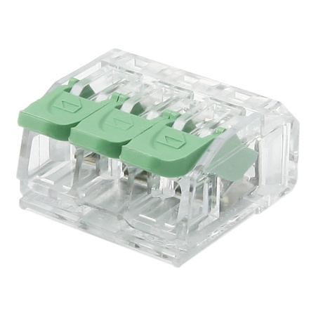 Dosenklemme 3x0.2-4.0 mm² Verbindungsklemme VDE UL 450V 32A DGN 1 Stück 100 Stück DG221-5.6-03P-17-00A